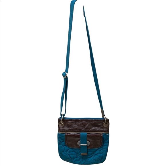 Fossil turquoise Crossbody purse bag - Picture 1 of 13